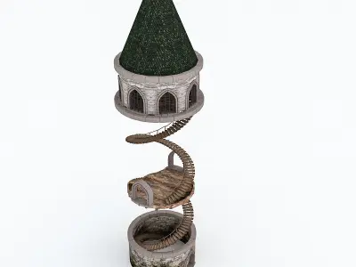 Castle pack part2 Low-poly 3D model