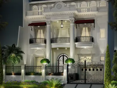 Facade Only  include PSD File NO OBJ FILE NO PLAN 3D model