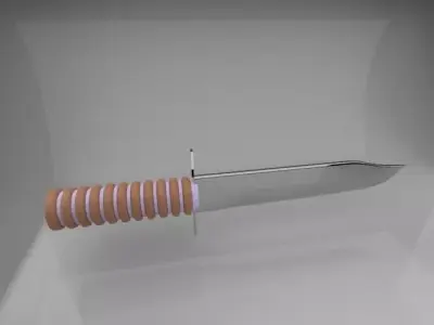 Commando Knife 3D model