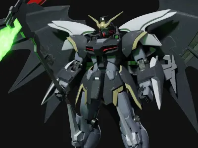 Deathscythe Hell Gundam EW  3D model