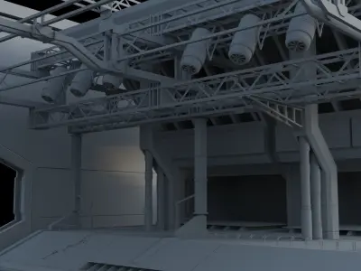 Sci-Fi Environment builder 3D model