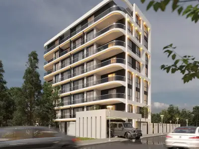 Apartment Design 2 Exterior 3D model  3D model