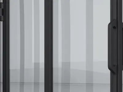 Aluminium door 337 3D model