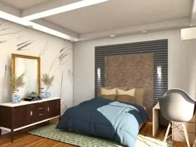 Interior Bed Room 3D model