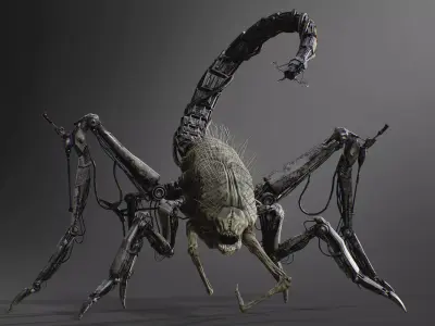 Griever Low-poly 3D model