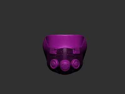 helmet high poly sculpt 3d printable  3D model 79