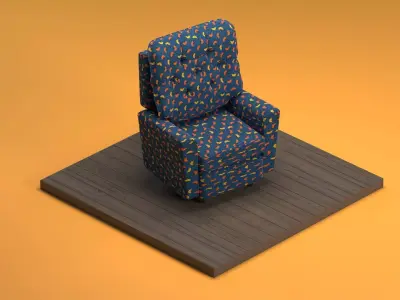 SOFA FURTINURE Free 3D model