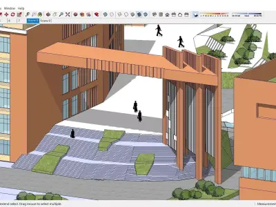 Sketchup School and University 138 3D model