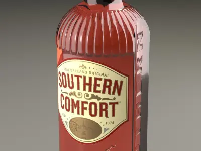 Southern Comfort Bottle 3D model