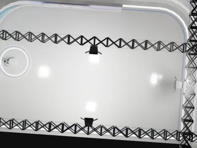TV studio 3D model purchase