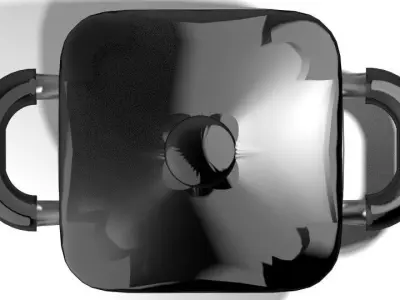 Cookware - Casserole pans 3D model