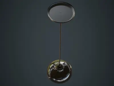 Hanging Lamp 5A Low-poly 3D model