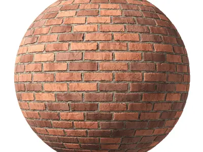 Brick Wall PBR Material 01 Texture
