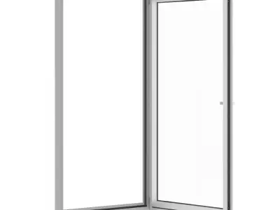 Metal Window 910mm x 1800mm 3D model