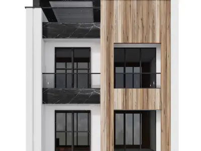 Villa Building 02  3D model