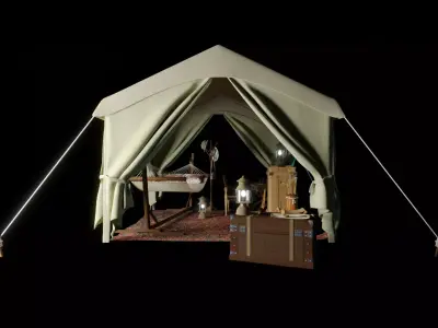 Base camp 3D model