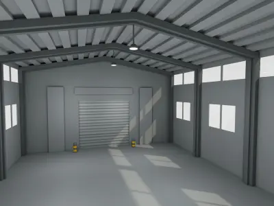 Warehouse 3D model 9