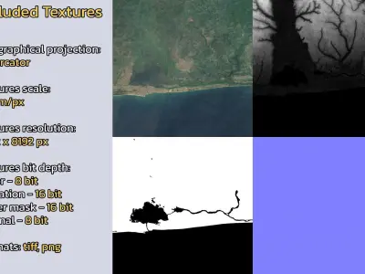 Porto-Novo Benin City Landscape 3D Model 3D model