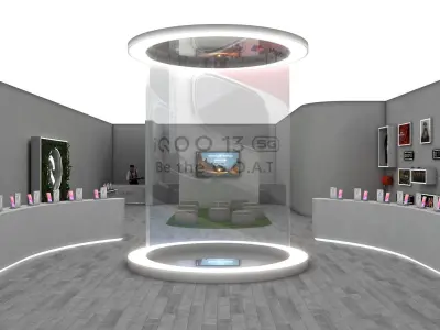 POP UP STORE 3D model