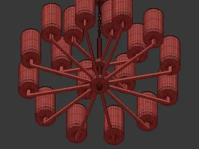 Kelly Wearstler LIAISON TWO TIER Chandelier 18 3D model