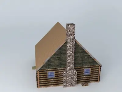 Big Cabin Free 3D model