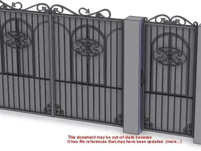Majestic Gate 3D model