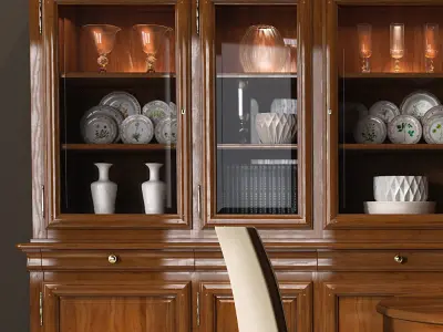 Selva Dining room set 03 3D model