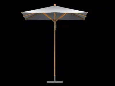 Bambrella levante outdoor parasol 3D model