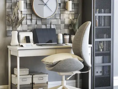 Office workplace 81 3D model