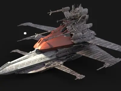 Spaceship Grand reaper class  3D model