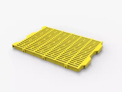 Plastic floor 3D print model