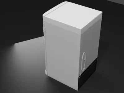 MINI REFRIGERATOR  with INTERNAL  EQUIPMENT 3D model