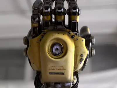 Robotic Industrial Hand 3D model