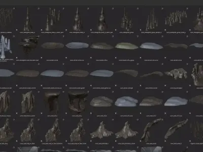 500 Medieval Game Assets Vol4-Inspired by The Witcher 3 Low-poly 3D model