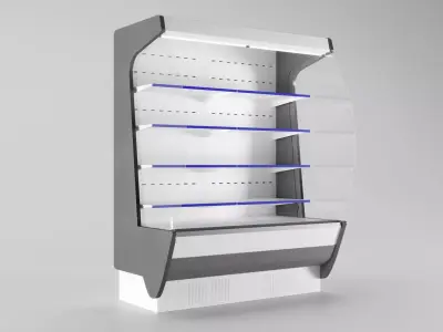 Display Cabinet 3D Model Low-poly 3D model