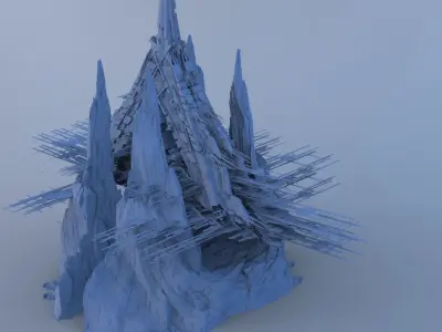 High Priest Imhotep scaffolding  3D model