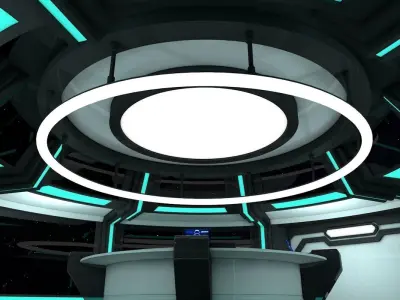 Sci Fi Interior 3D model