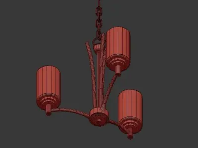 PITTMAN chandelier 3D model