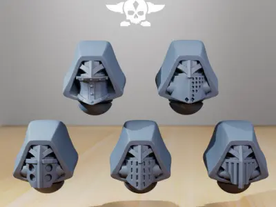 Space Knights Helmet 3D print model