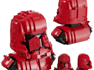 Lego - 77901 Sith Trooper Bust 3D model