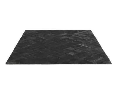  TIKA COWHIDE RUG black 3D model