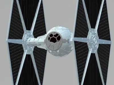 tie fighter star wars  3D model