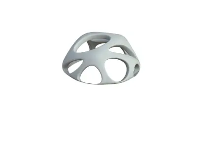 SciFi Cube Object No 55227 Low Poly Shape Low-poly 3D model