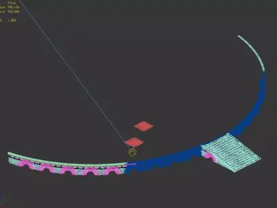 Moon City - Embankment 12 3D model