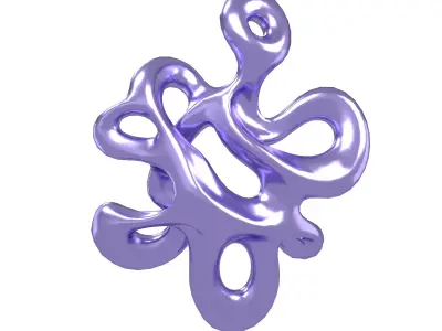 Abstract Shape v26 004 Low-poly 3D model