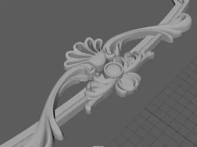 dekor decorative border 3D model
