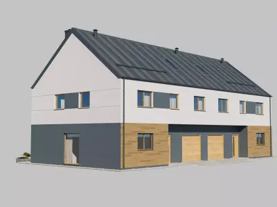 House 5 - Residential Building 3D model 3D model