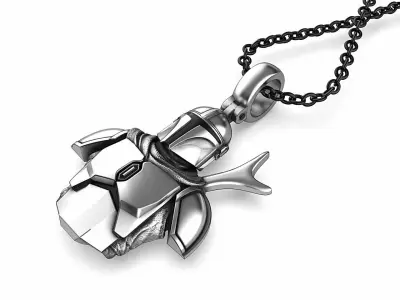 Mandalorian Pendant 3D print model