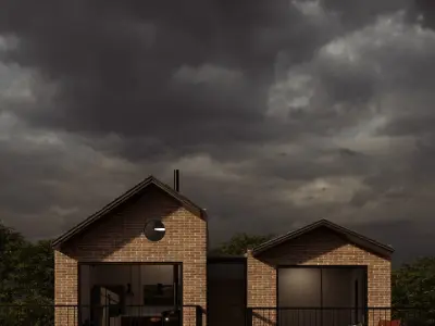 Complete House - El Retiro Cabin 3D model