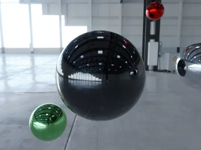 HDRI - Warehouse Interior 4 v1 Texture